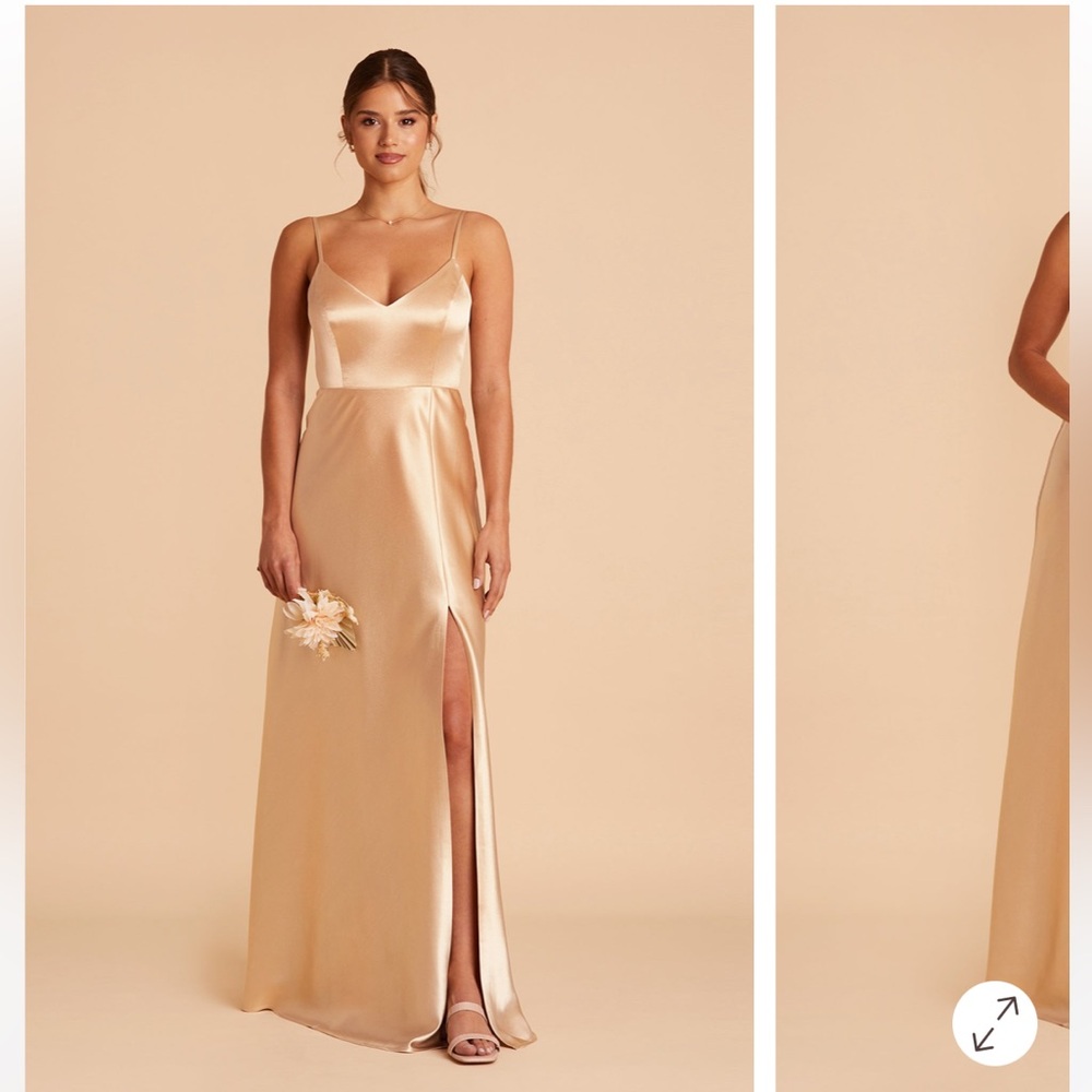 Birdy Grey Jay Satin Dress Gold Dress